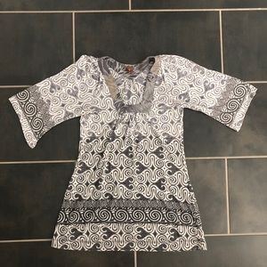 Language Tribal Tunic Dress, size medium